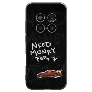 Picasee silikonowe czarne etui na Honor Magic8 Pro 5G - Track Mode