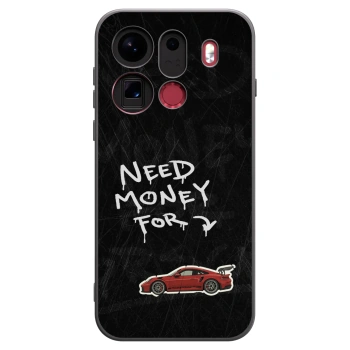 Picasee silikonowe czarne etui na OPPO Find X9 Pro - Track Mode