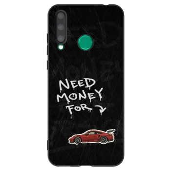 Picasee silikonowe czarne etui na Honor 20 Lite - Track Mode