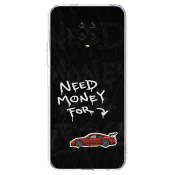 Picasee silikonowe przeźroczyste etui na Xiaomi Redmi Note 9 Pro - Track Mode