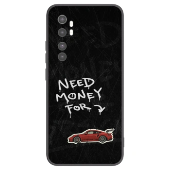 Picasee silikonowe czarne etui na Xiaomi Mi Note 10 Lite - Track Mode