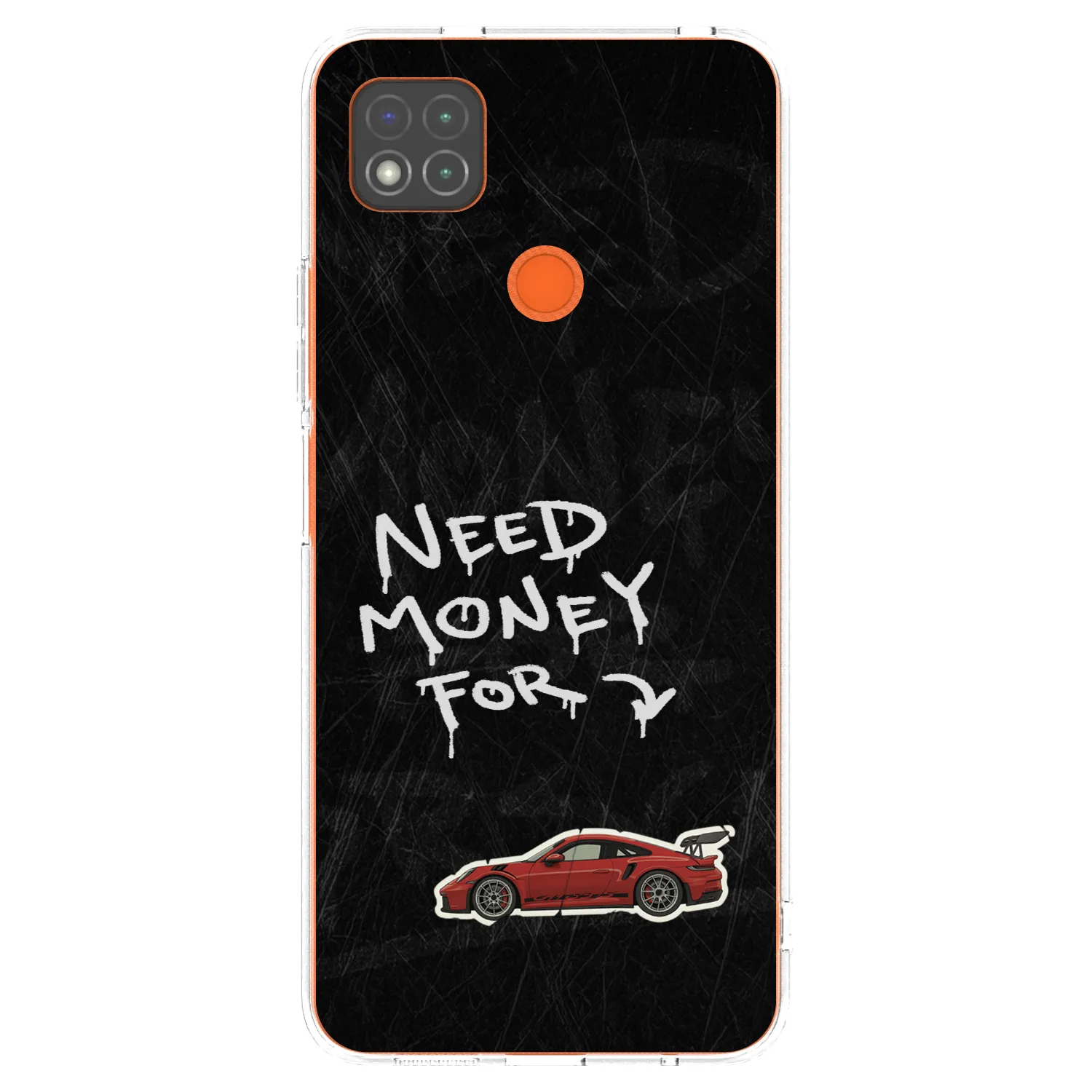 Picasee silikonowe przeźroczyste etui na Xiaomi Redmi 9C - Track Mode