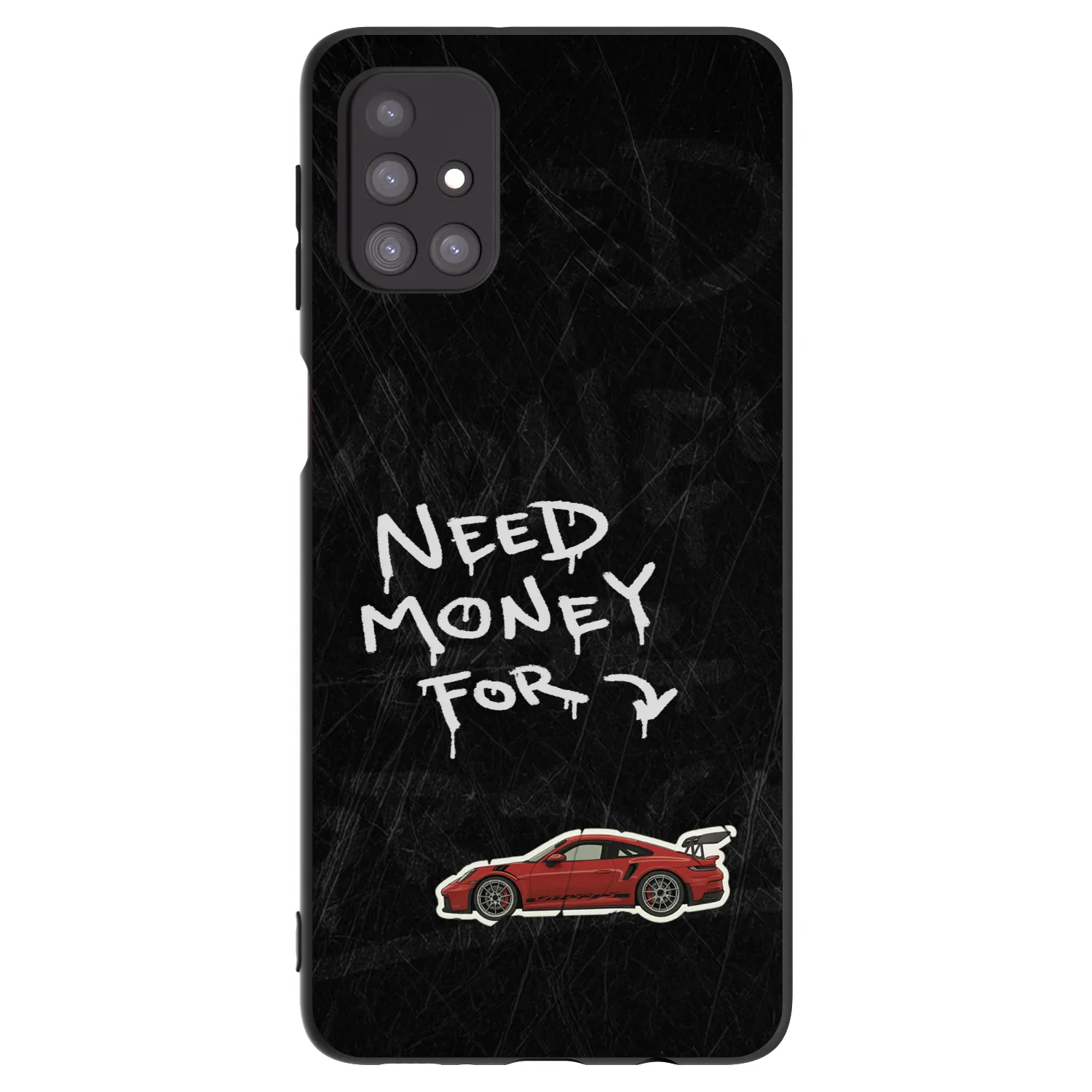 Picasee silikonowe czarne etui na Samsung Galaxy M31s - Track Mode
