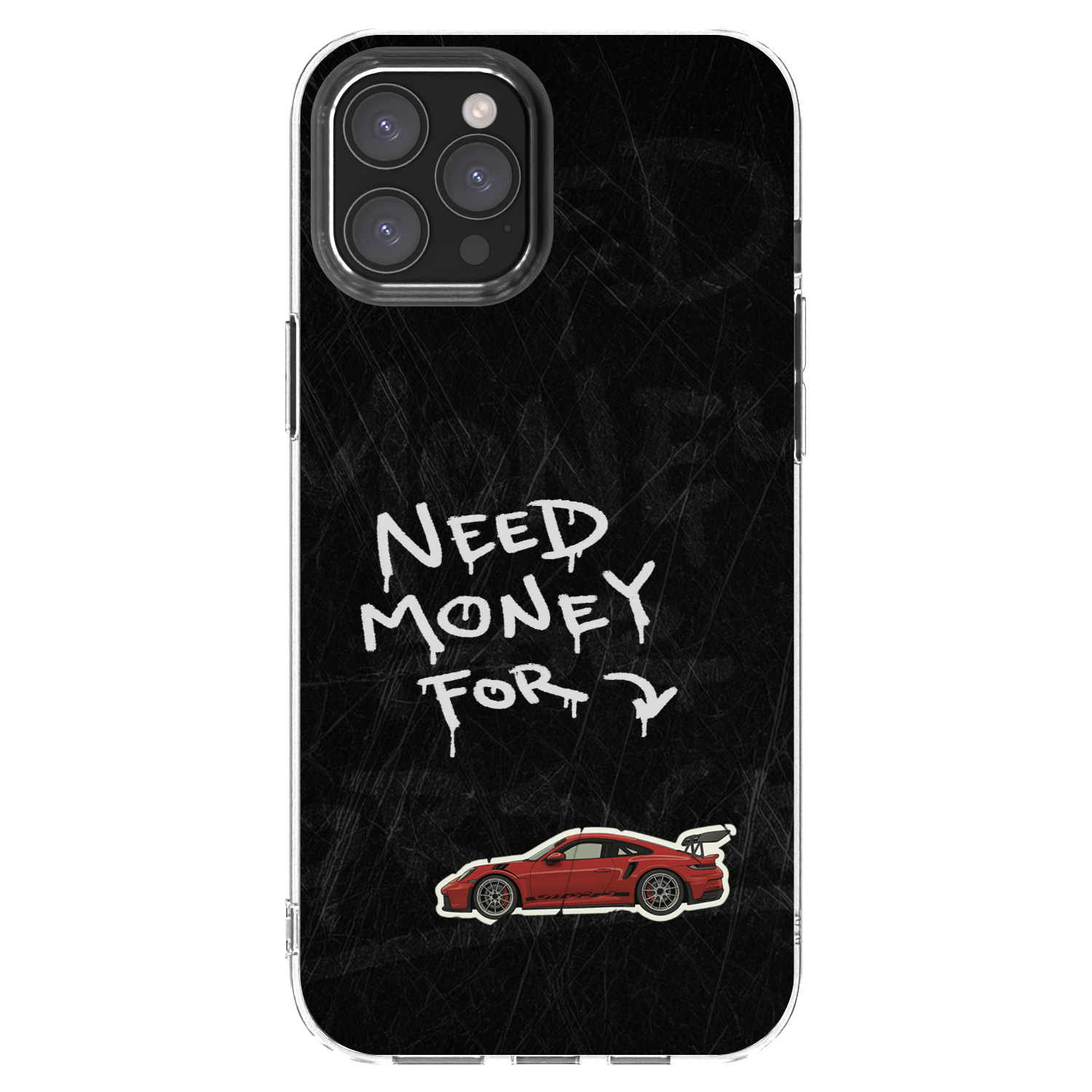 Picasee silikonowe przeźroczyste etui na Apple iPhone 12 Pro Max - Track Mode