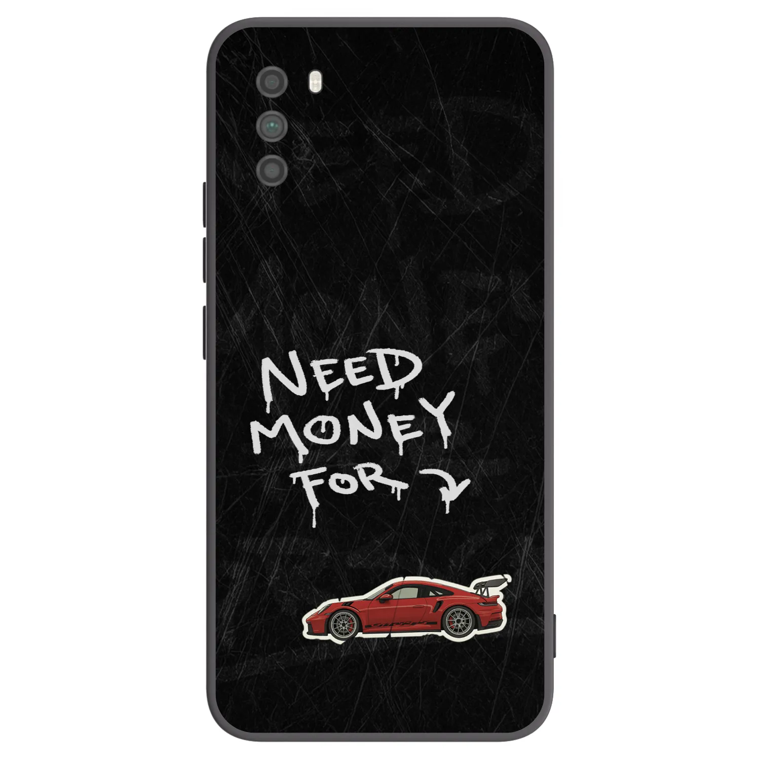 Picasee silikonowe czarne etui na Xiaomi Poco M3 - Track Mode