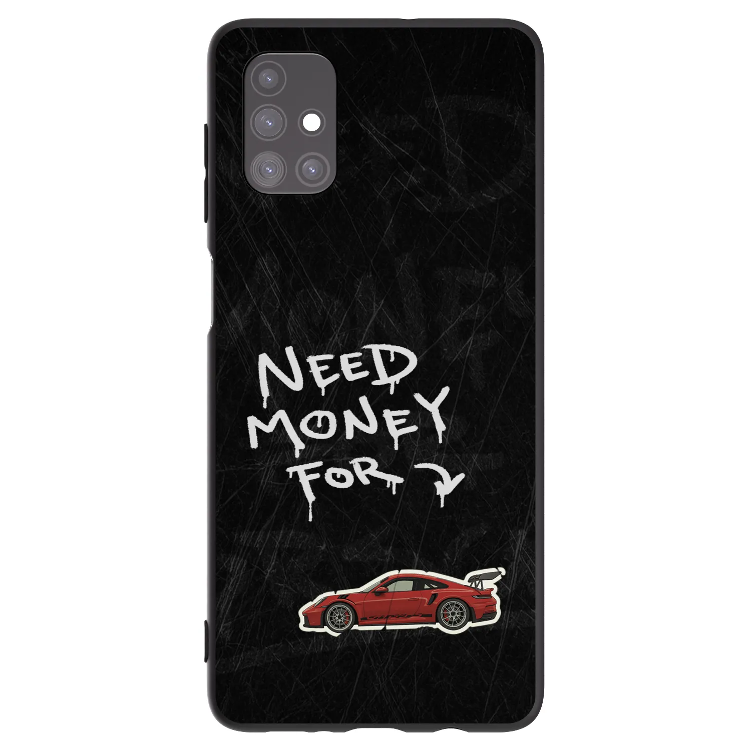 Picasee silikonowe czarne etui na Samsung Galaxy M51 M515F - Track Mode