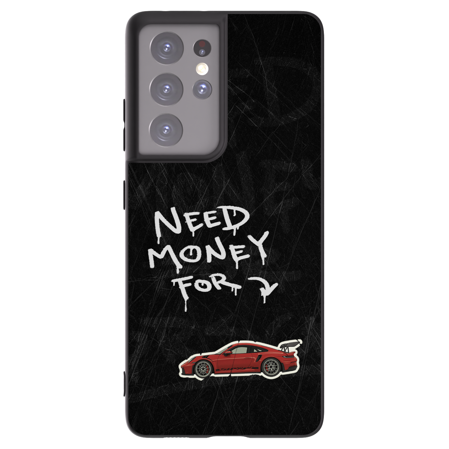 Picasee silikonowe czarne etui na Samsung Galaxy S21 Ultra 5G G998B - Track Mode
