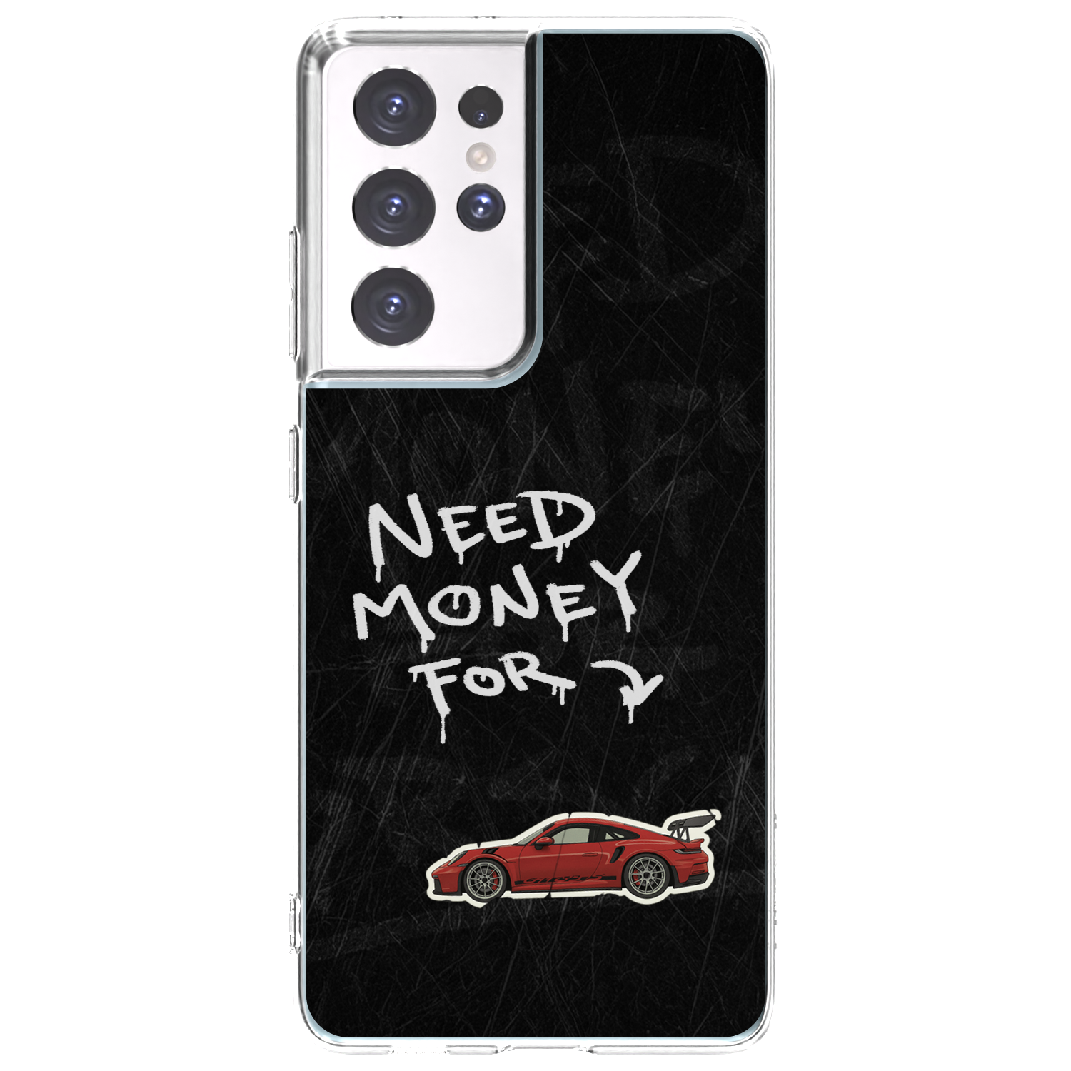 Picasee silikonowe przeźroczyste etui na Samsung Galaxy S21 Ultra 5G G998B - Track Mode