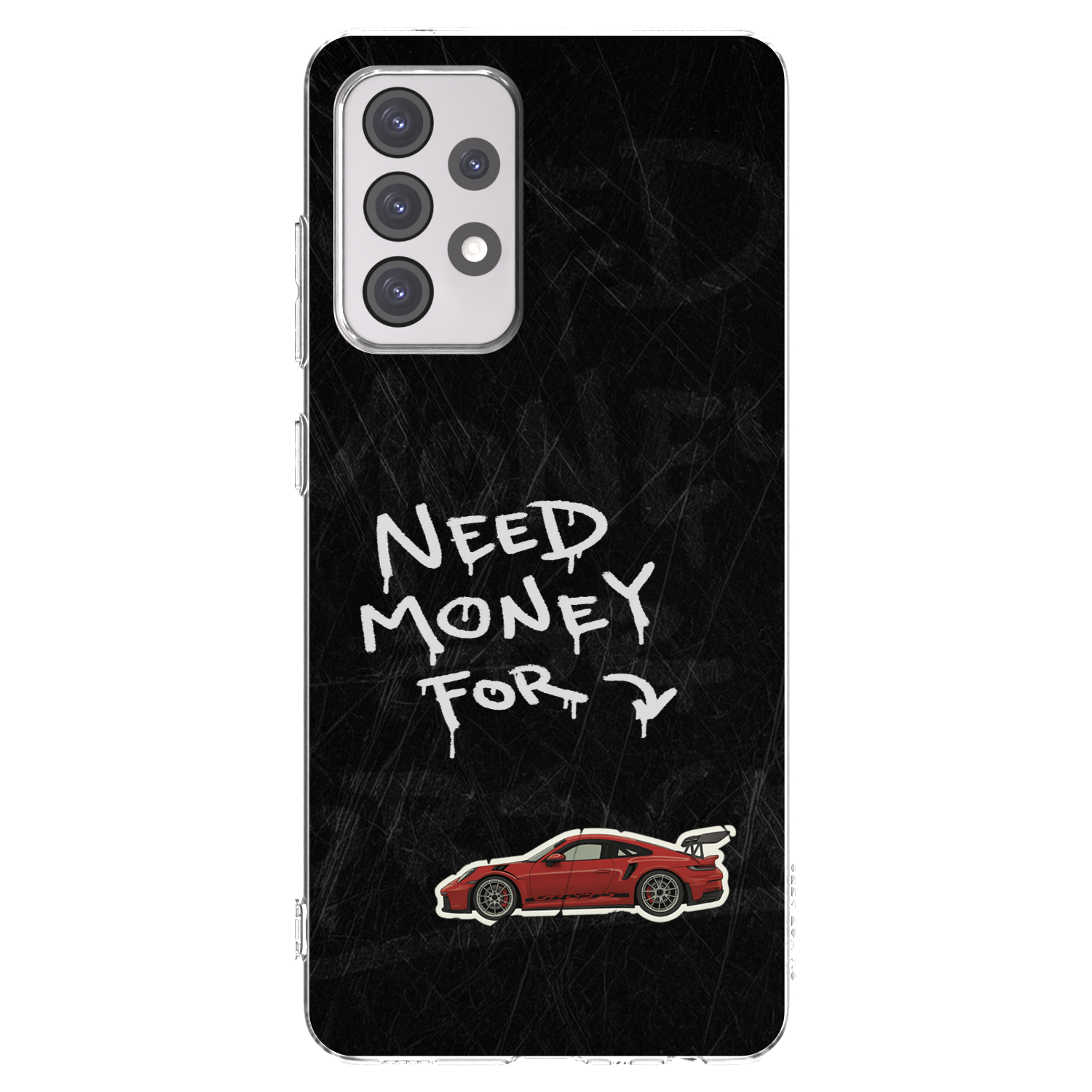 Picasee silikonowe przeźroczyste etui na Samsung Galaxy A52 5G A525F - Track Mode
