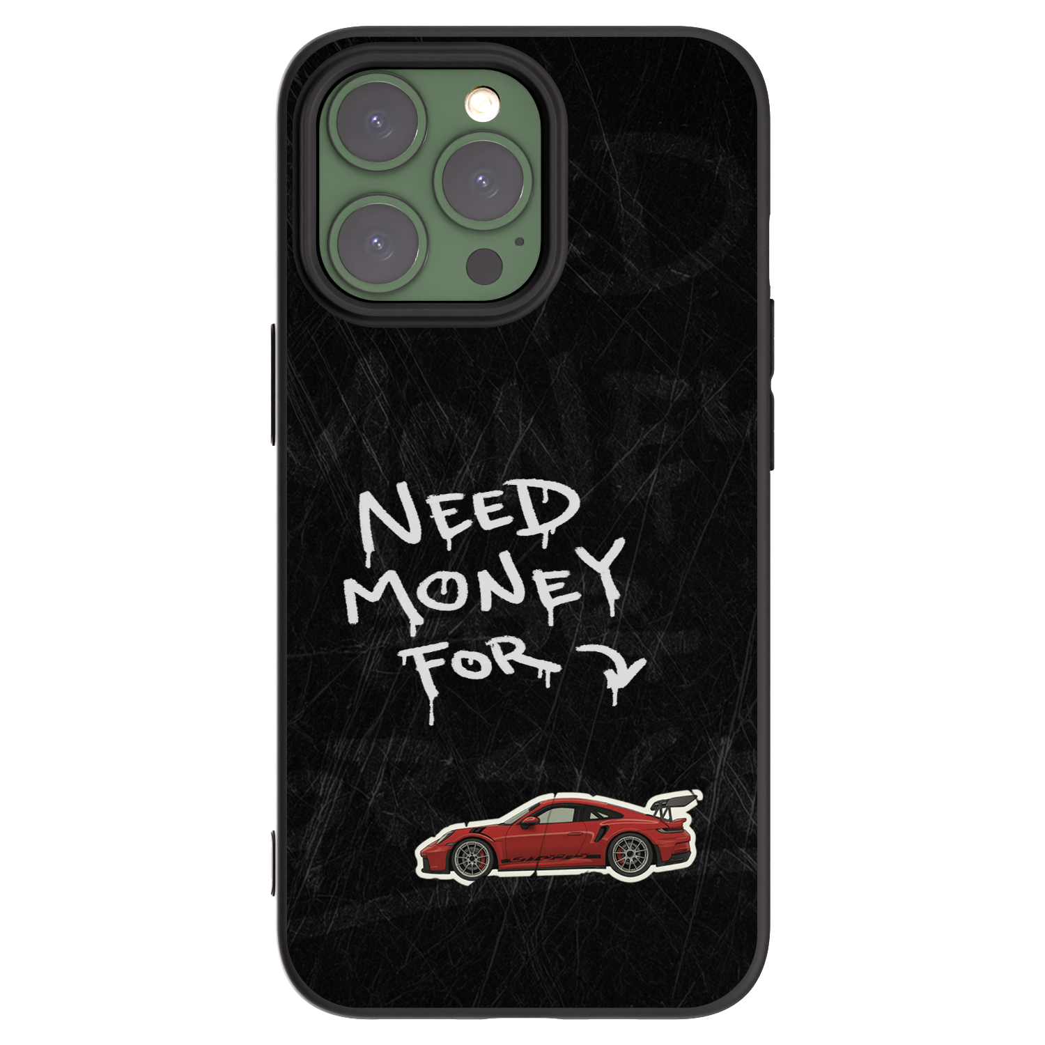 Picasee silikonowe czarne etui na Apple iPhone 13 Pro - Track Mode