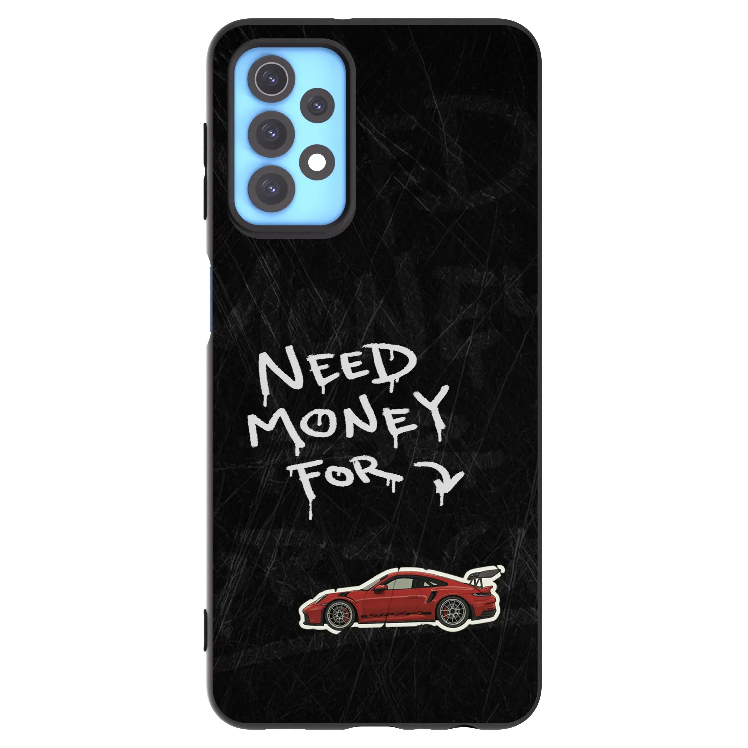 Picasee silikonowe czarne etui na Samsung Galaxy A32 4G SM-A325F - Track Mode