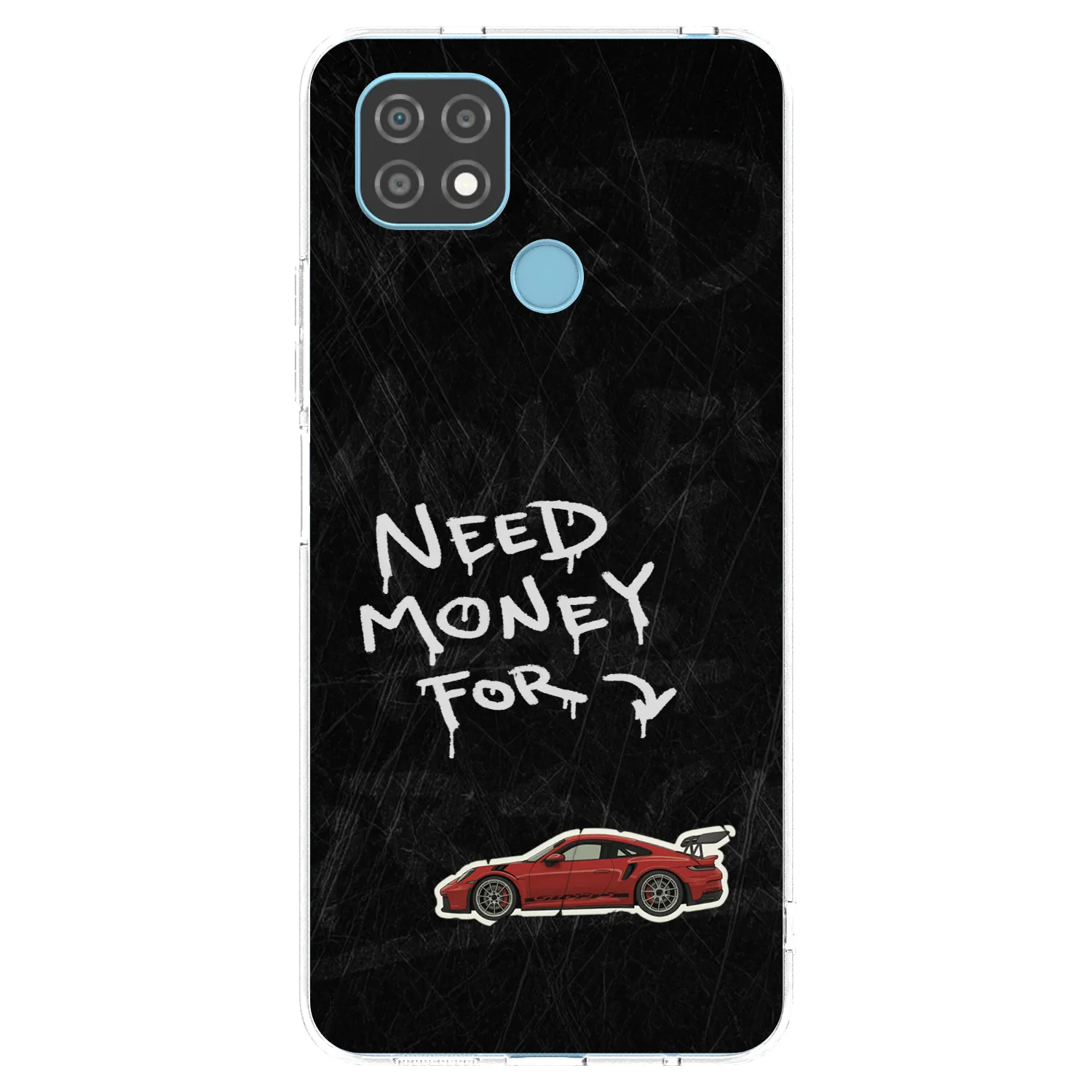 Picasee silikonowe przeźroczyste etui na Realme C21 - Track Mode