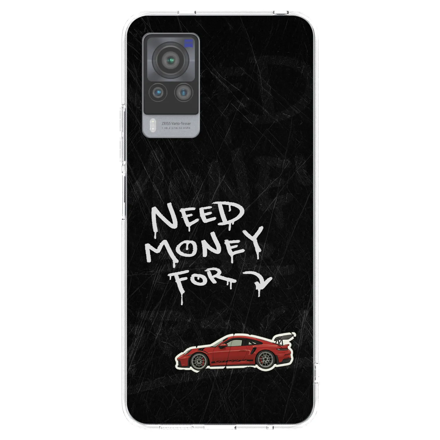 Picasee silikonowe przeźroczyste etui na Vivo X60 Pro 5G - Track Mode