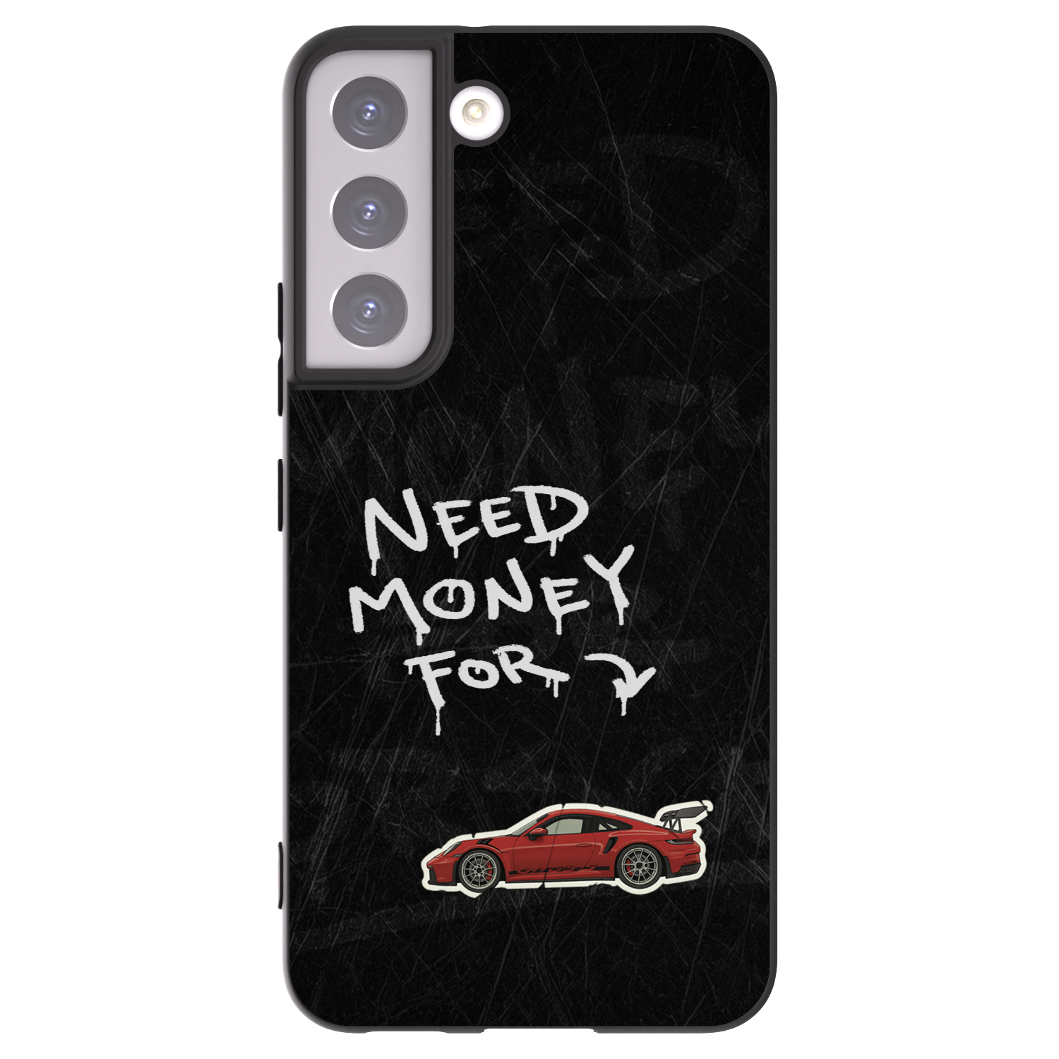 Picasee silikonowe czarne etui na Samsung Galaxy S22 5G - Track Mode