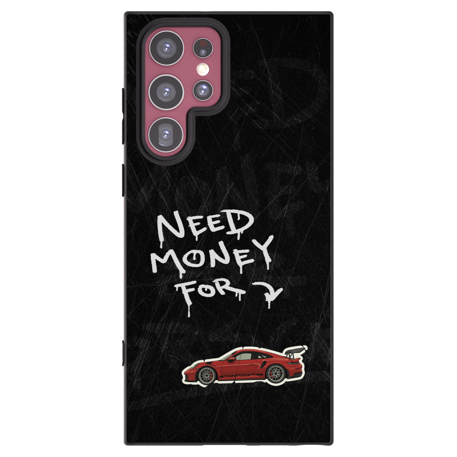 Picasee silikonowe czarne etui na Samsung Galaxy S22 Ultra 5G - Track Mode