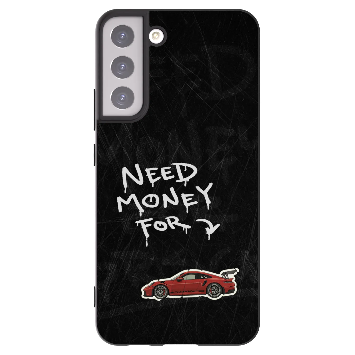 Picasee silikonowe czarne etui na Samsung Galaxy S22+ 5G - Track Mode