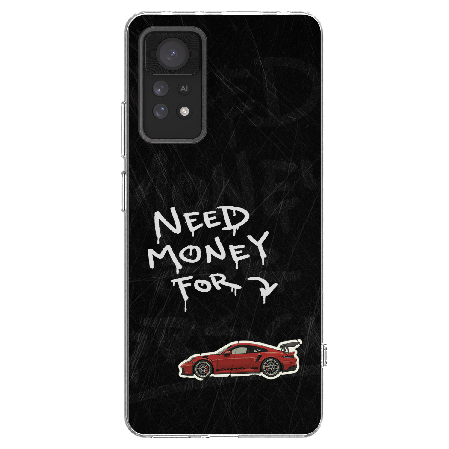Picasee silikonowe przeźroczyste etui na Xiaomi Redmi Note 11 Pro 5G - Track Mode