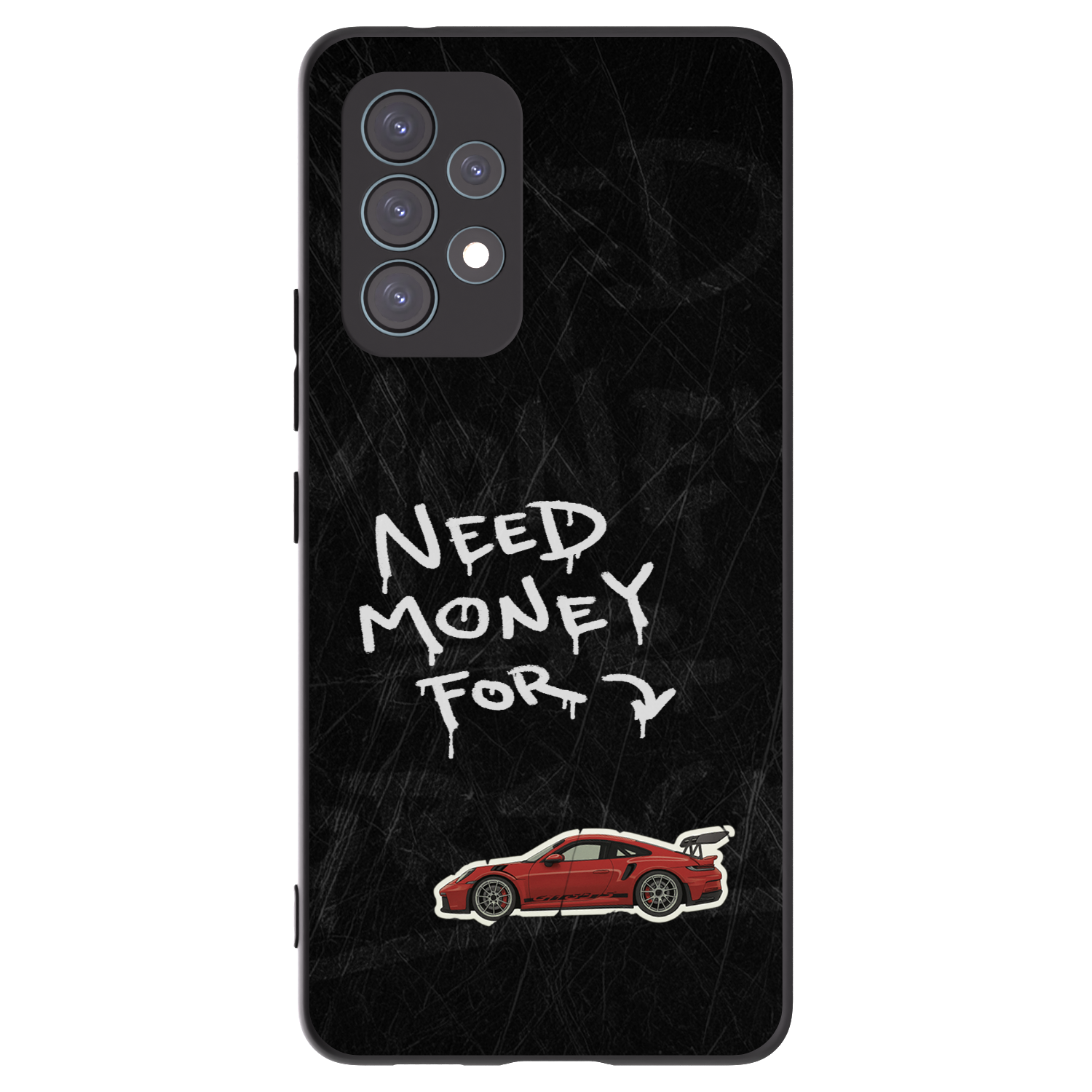 Picasee silikonowe czarne etui na Samsung Galaxy A53 5G A536 - Track Mode