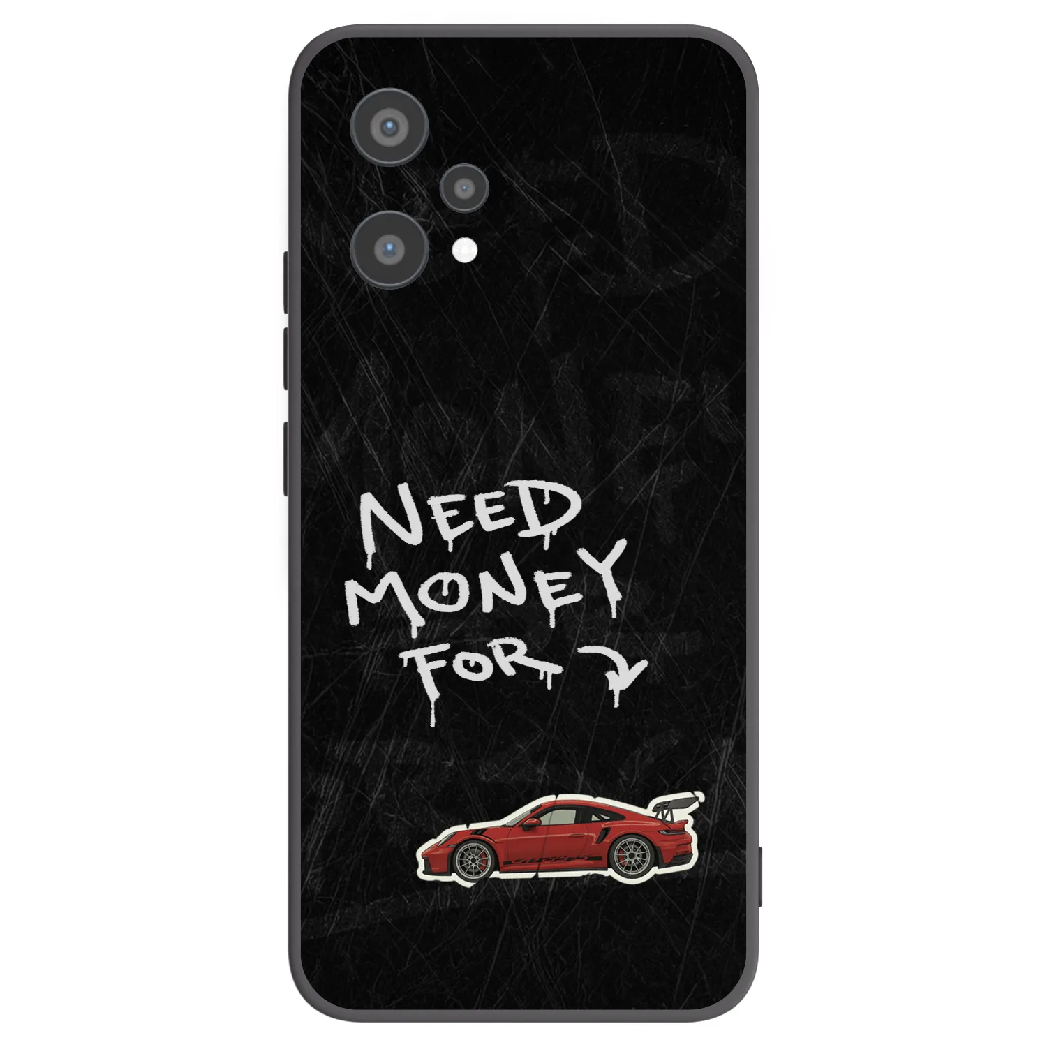 Picasee silikonowe czarne etui na Realme 9 Pro 5G - Track Mode