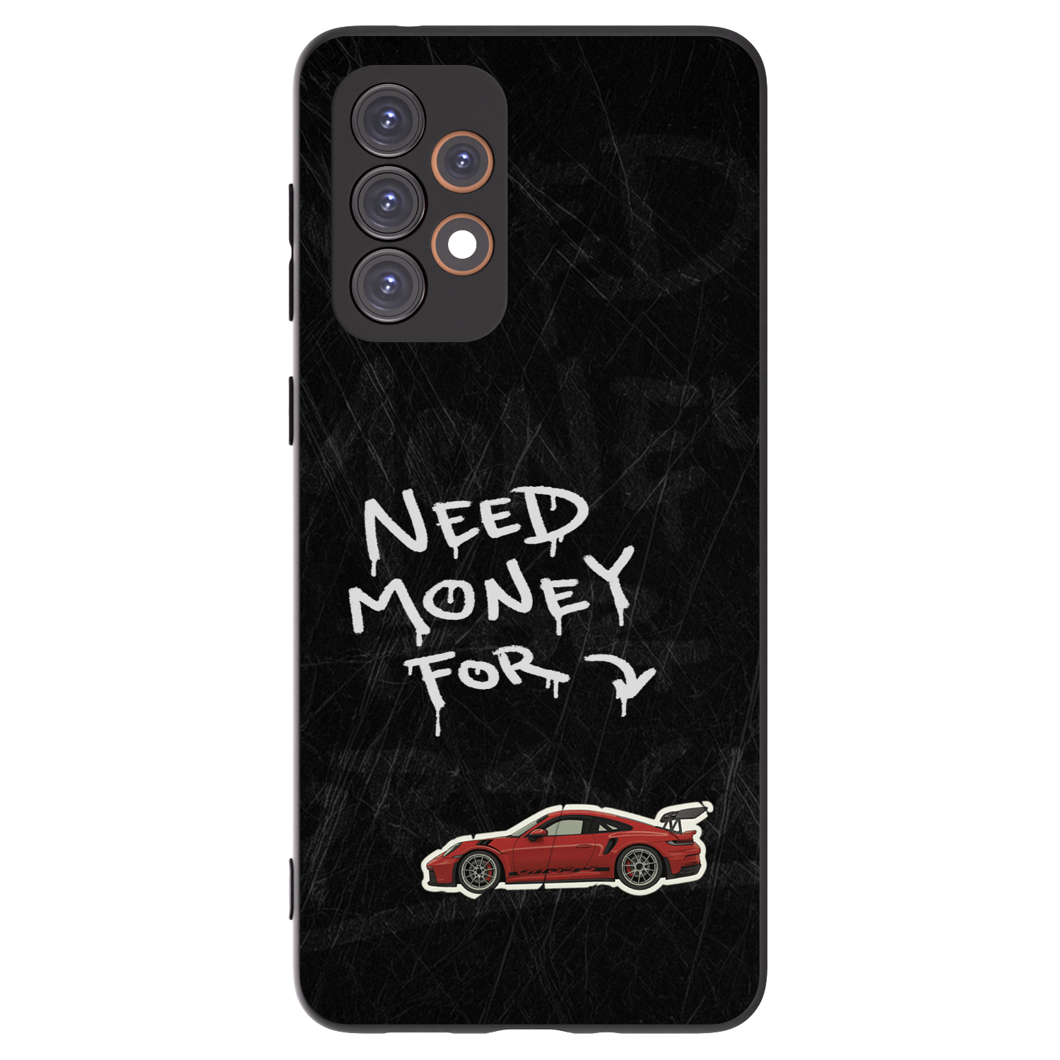 Picasee silikonowe czarne etui na Samsung Galaxy A33 5G A336 - Track Mode