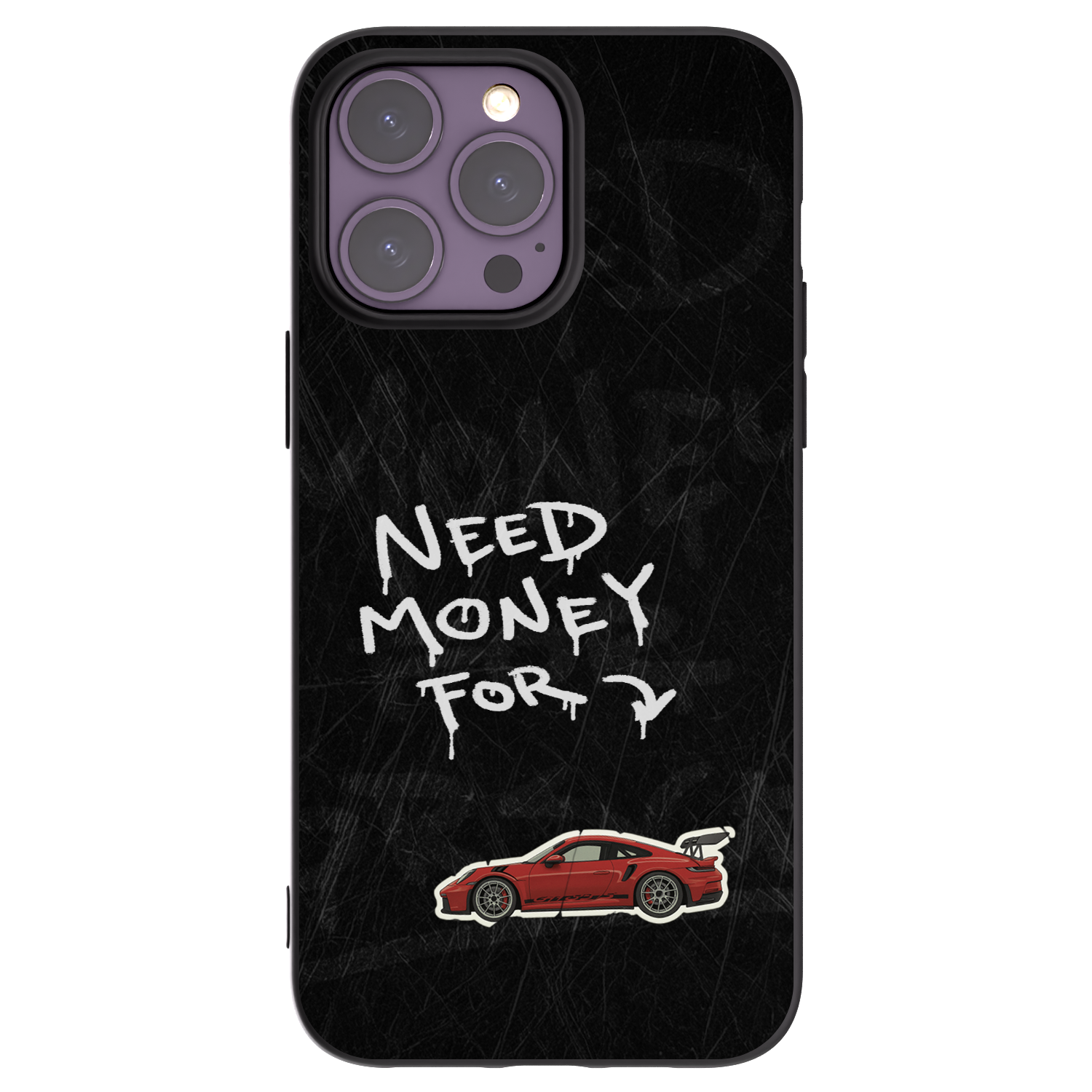 Picasee silikonowe czarne etui na Apple iPhone 14 Pro Max - Track Mode