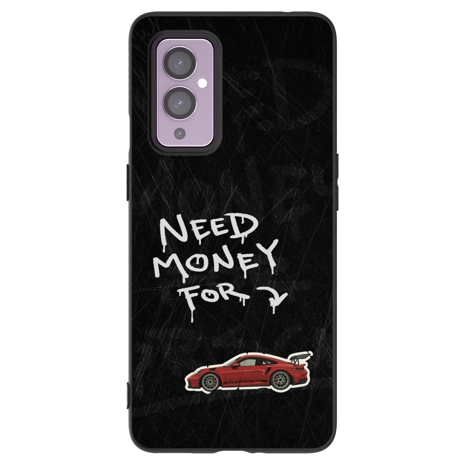 Picasee silikonowe czarne etui na OnePlus 9 - Track Mode