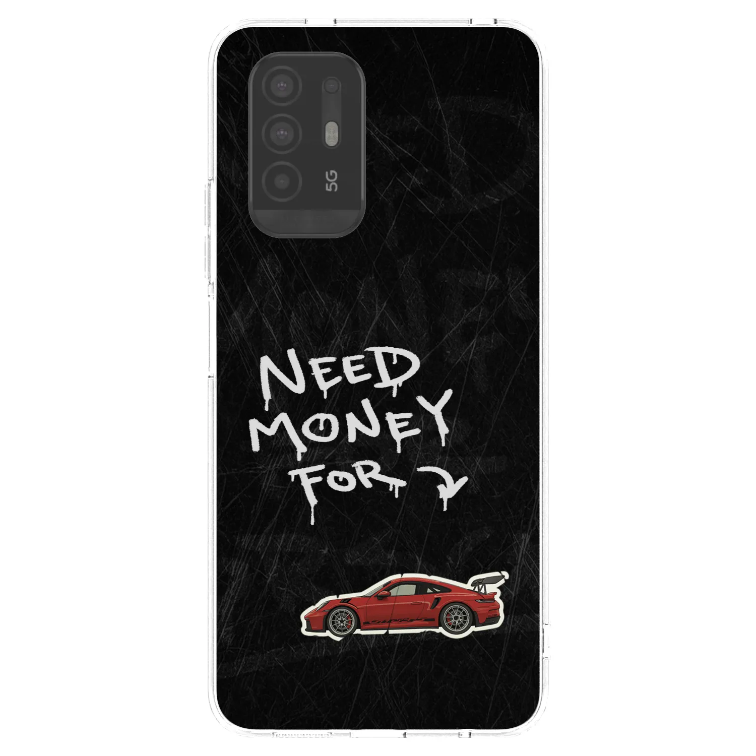 Picasee silikonowe przeźroczyste etui na OPPO A94 5G - Track Mode