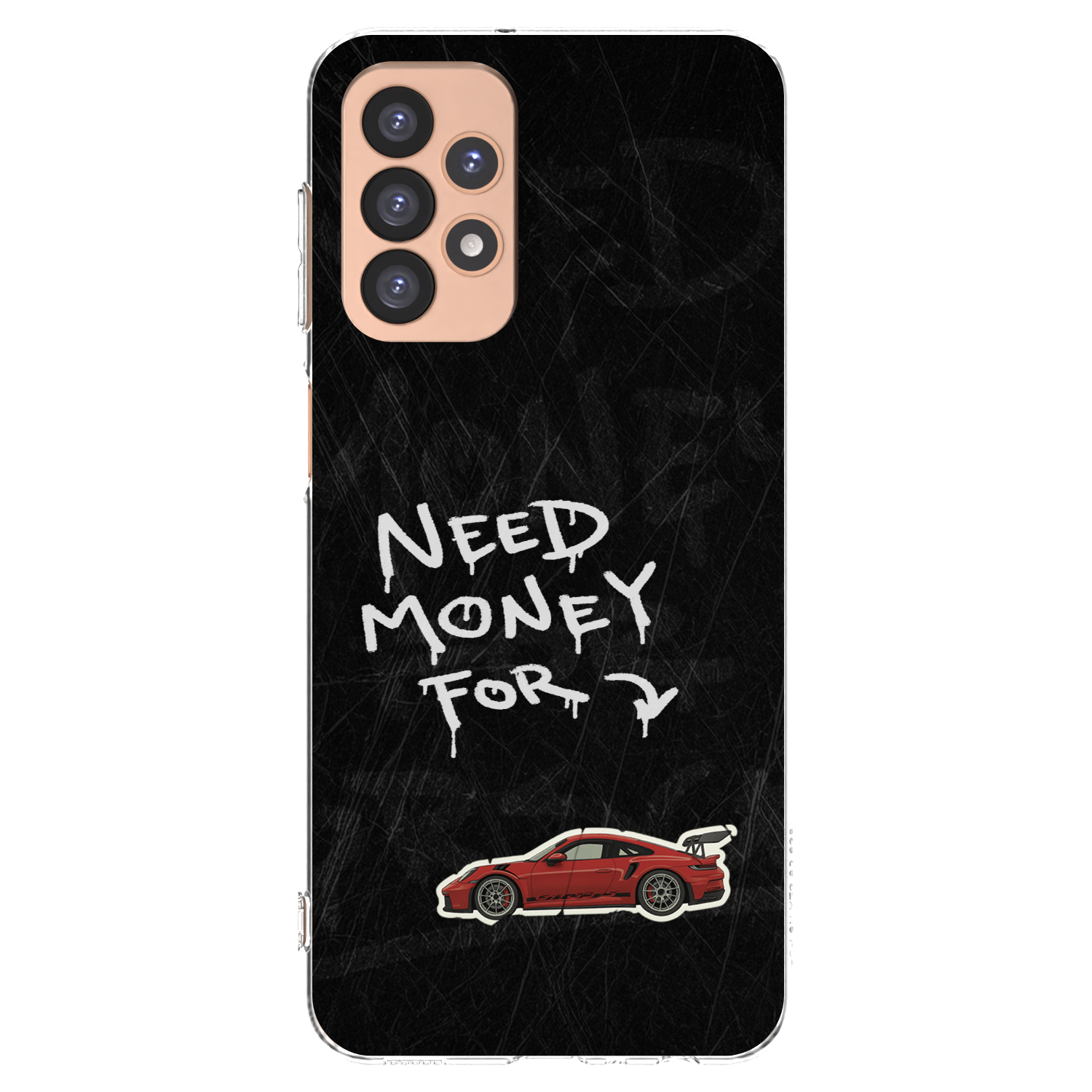Picasee silikonowe przeźroczyste etui na Samsung Galaxy A23 A236B 5G - Track Mode