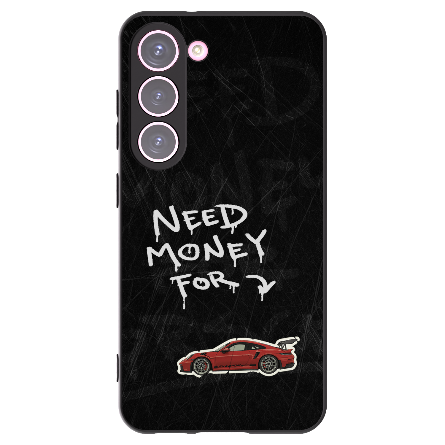 Picasee silikonowe czarne etui na Samsung Galaxy S23 5G - Track Mode