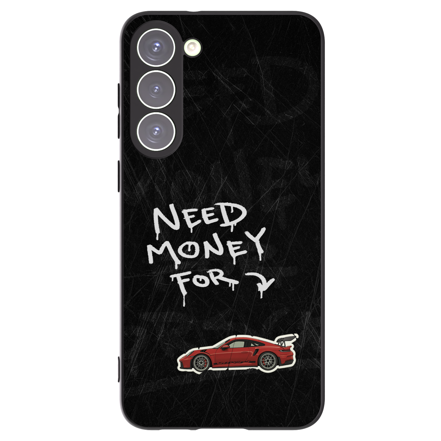 Picasee silikonowe czarne etui na Samsung Galaxy S23+ 5G - Track Mode