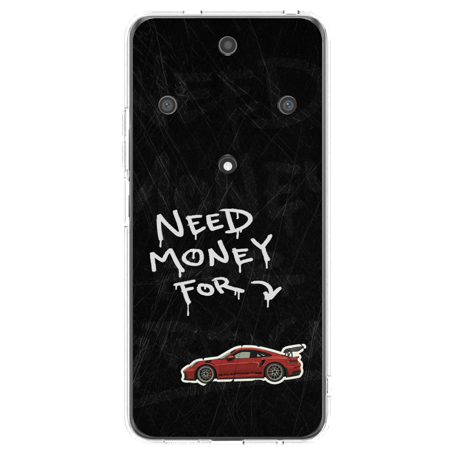 Picasee silikonowe przeźroczyste etui na Honor Magic5 Lite 5G - Track Mode