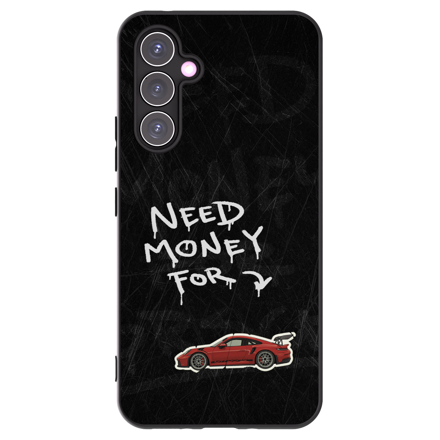Picasee silikonowe czarne etui na Samsung Galaxy A54 5G A546B - Track Mode
