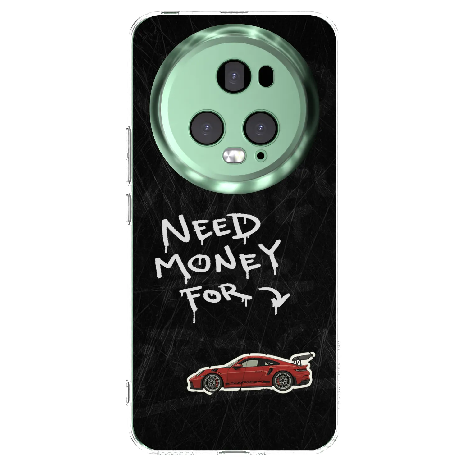 Picasee silikonowe przeźroczyste etui na Honor Magic5 Pro - Track Mode