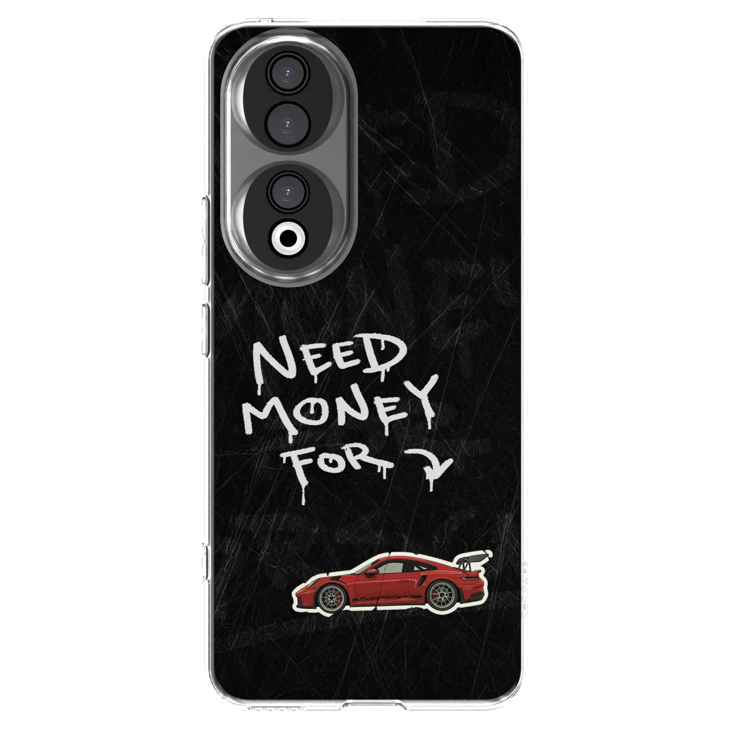 Picasee silikonowe przeźroczyste etui na Honor 90 5G - Track Mode