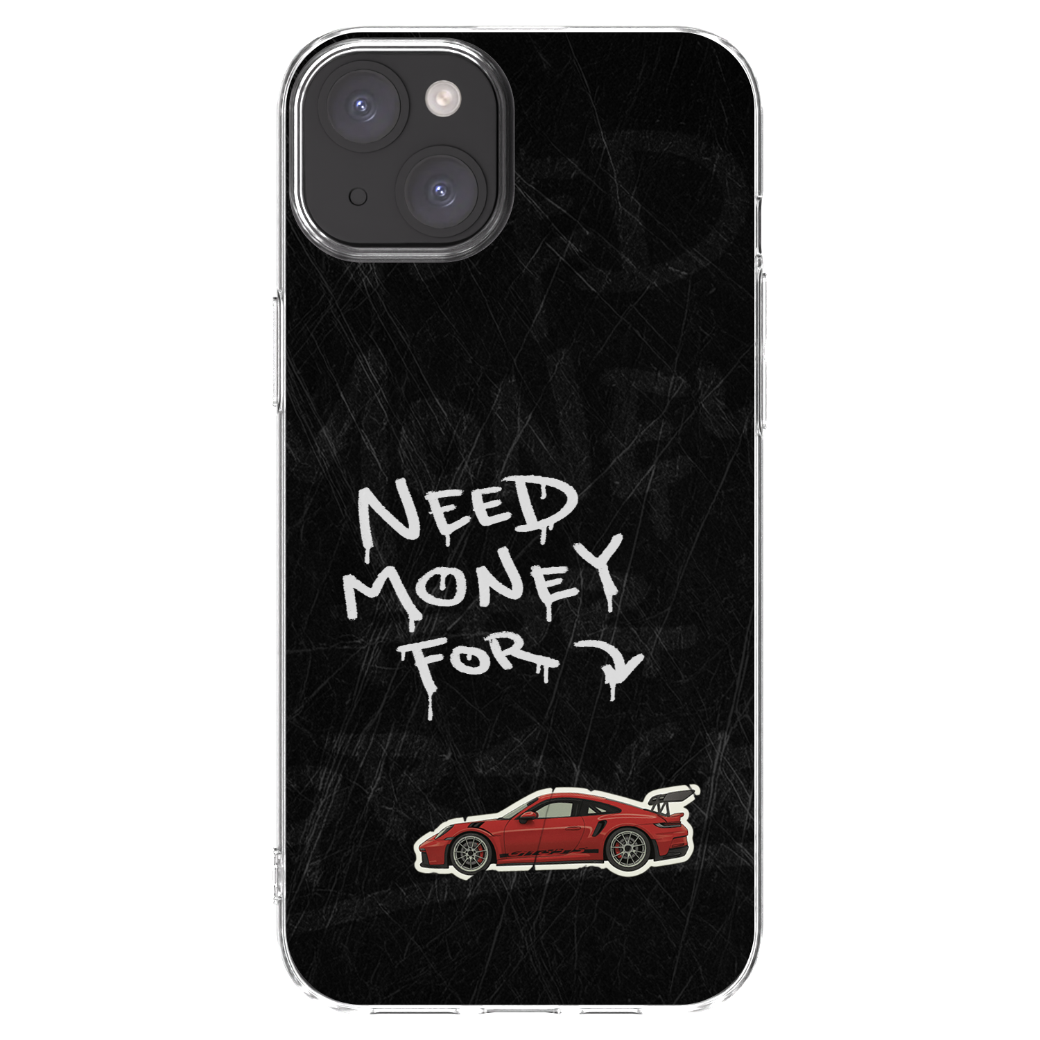 Picasee silikonowe przeźroczyste etui na Apple iPhone 15 Plus - Track Mode