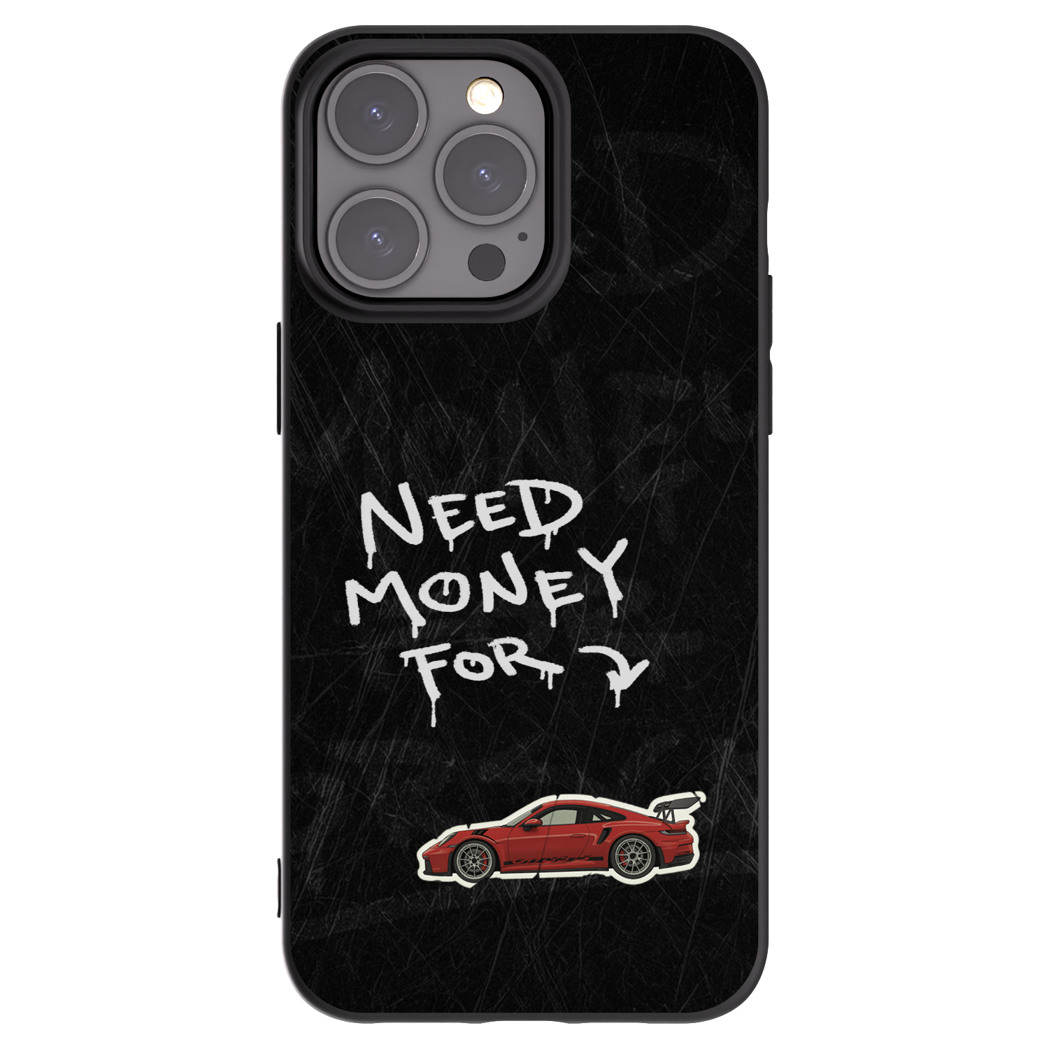 Picasee silikonowe czarne etui na Apple iPhone 15 Pro Max - Track Mode