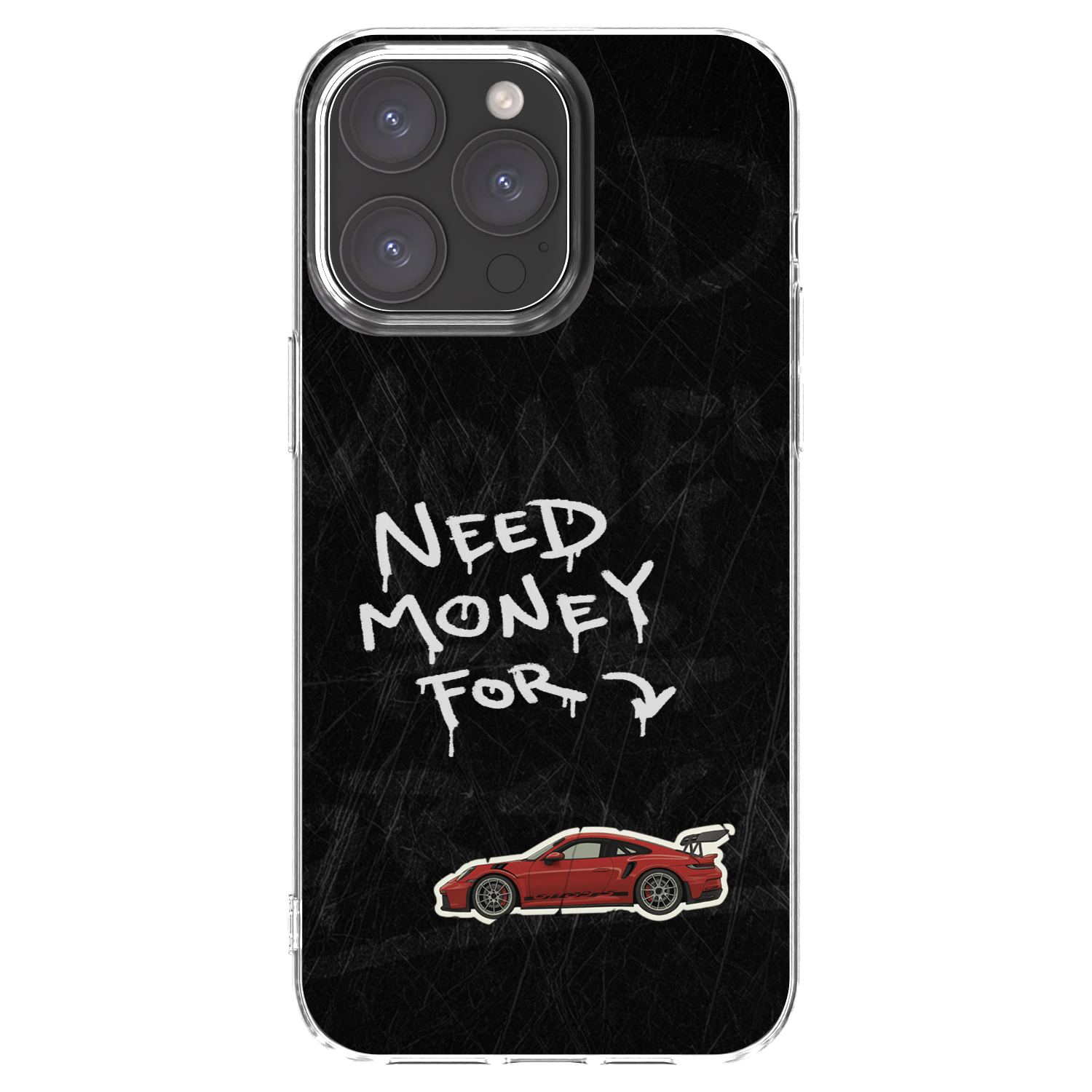 Picasee silikonowe przeźroczyste etui na Apple iPhone 15 Pro Max - Track Mode