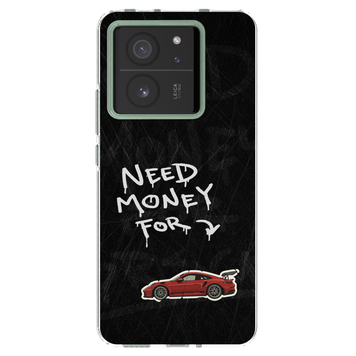 Picasee silikonowe przeźroczyste etui na Xiaomi 13T - Track Mode