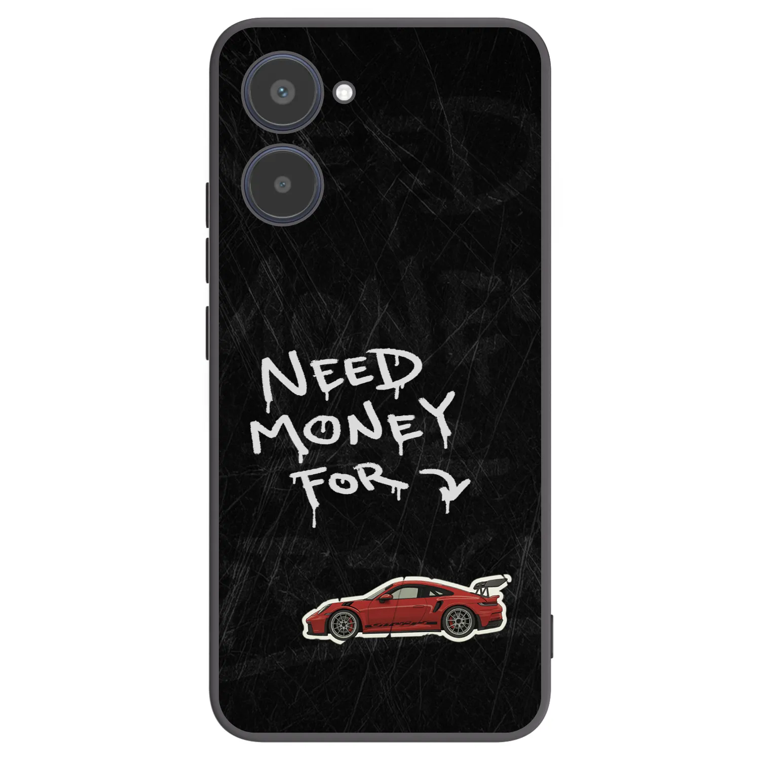 Picasee silikonowe czarne etui na Realme 10 4G - Track Mode