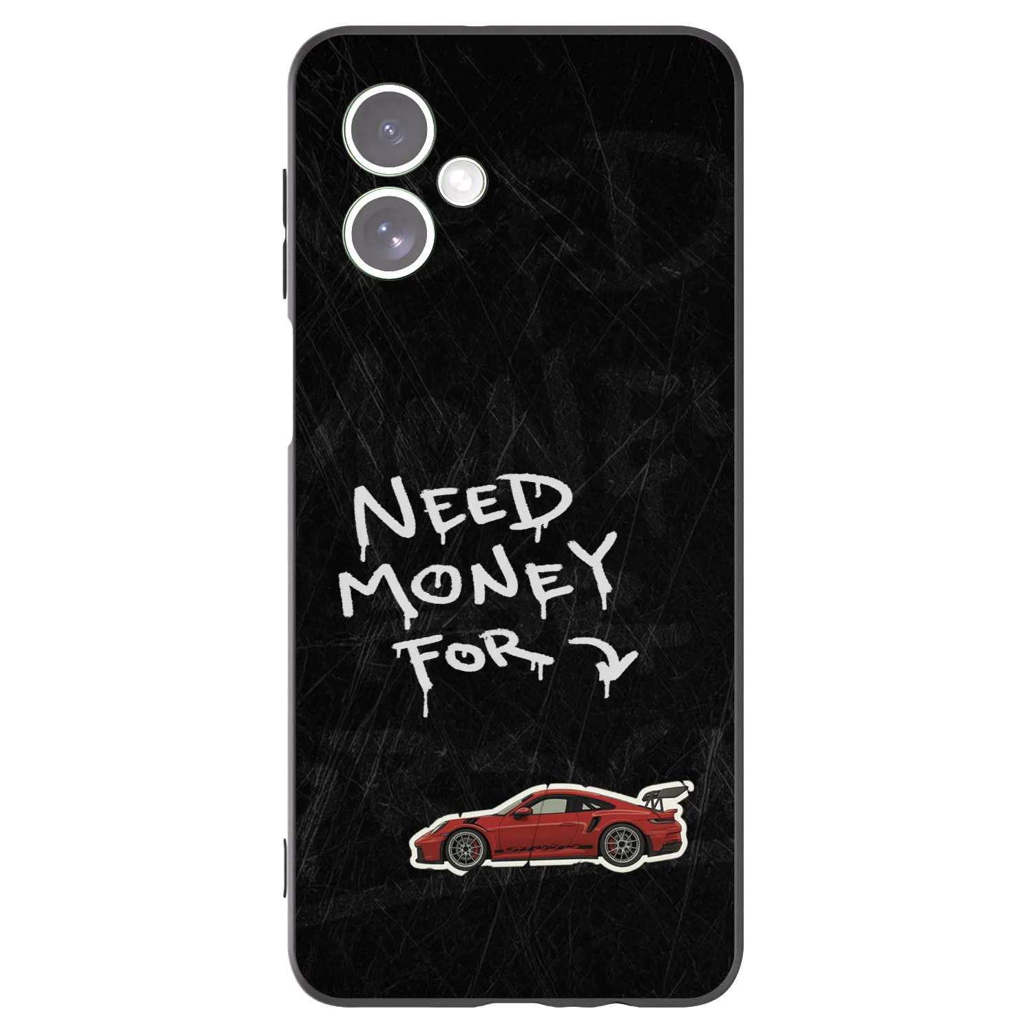 Picasee silikonowe czarne etui na Motorola Moto G54 5G - Track Mode