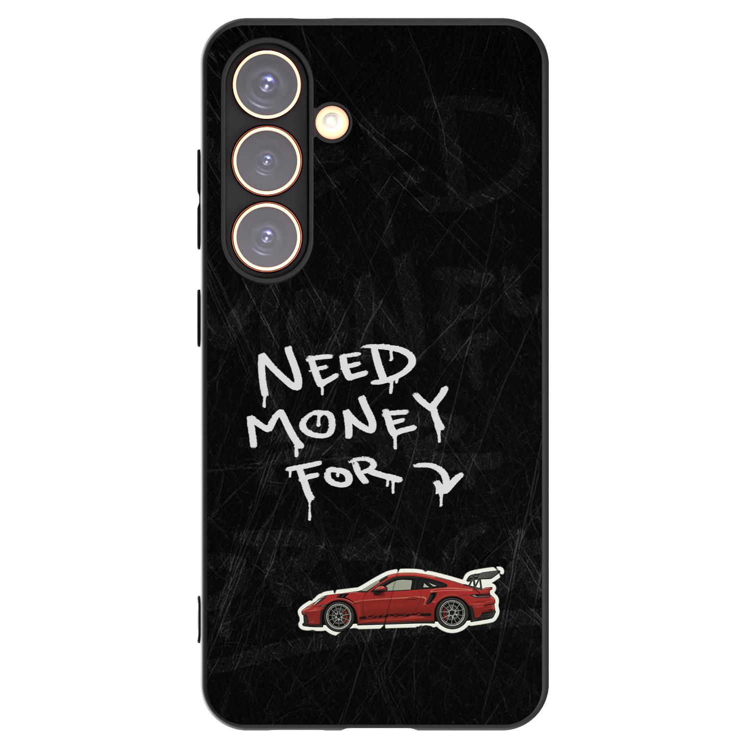 Picasee silikonowe czarne etui na Samsung Galaxy S24 S921B 5G - Track Mode
