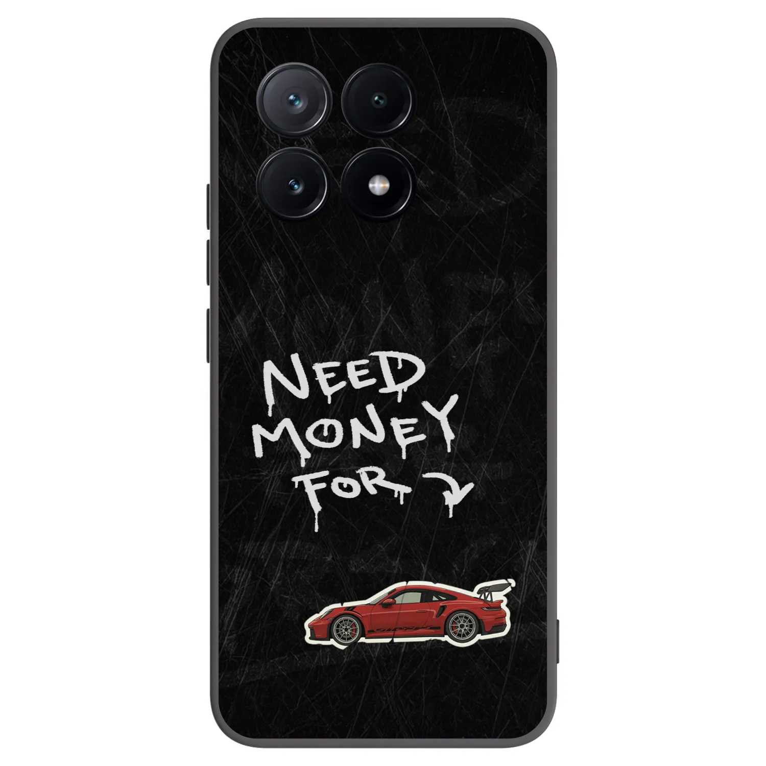 Picasee silikonowe czarne etui na Xiaomi Poco X6 Pro - Track Mode