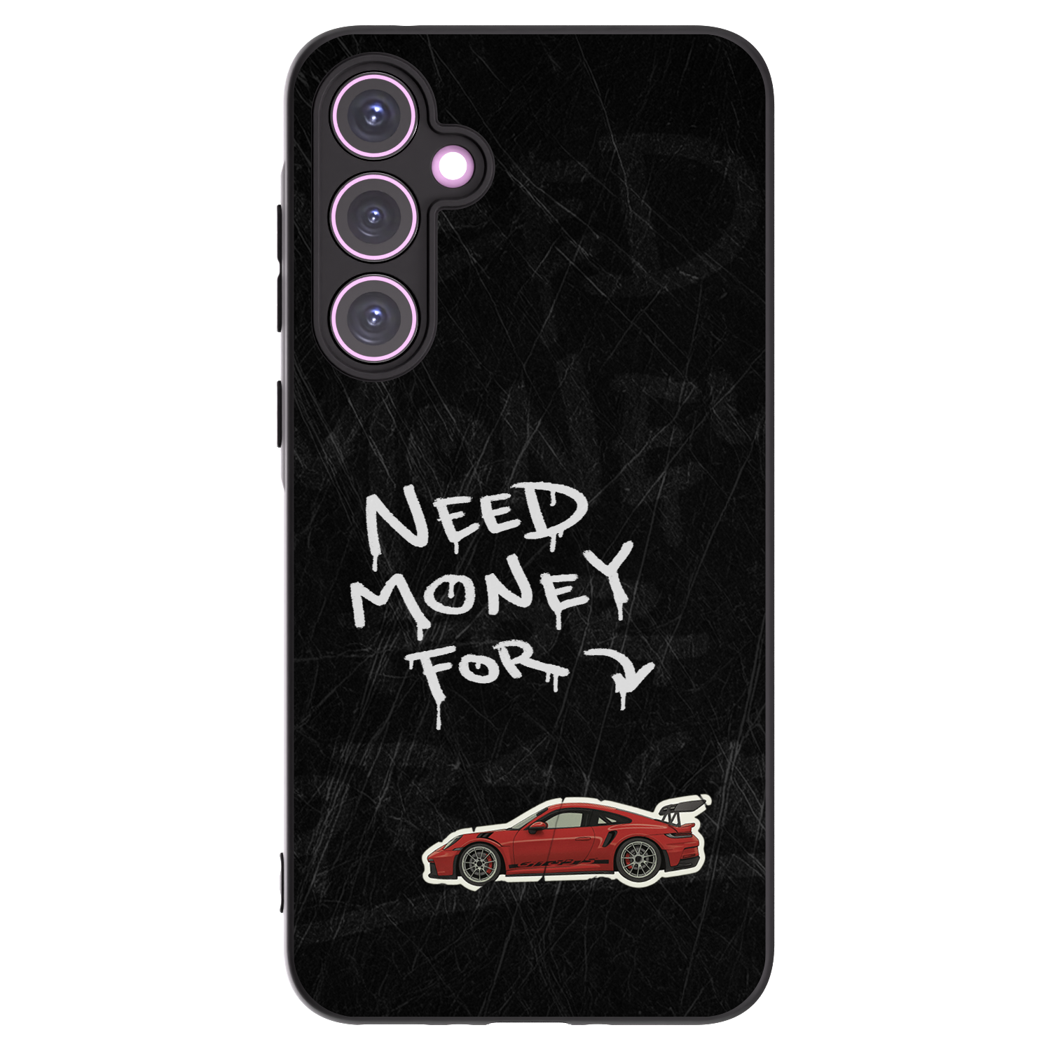 Picasee silikonowe czarne etui na Samsung Galaxy A35 5G A356B - Track Mode