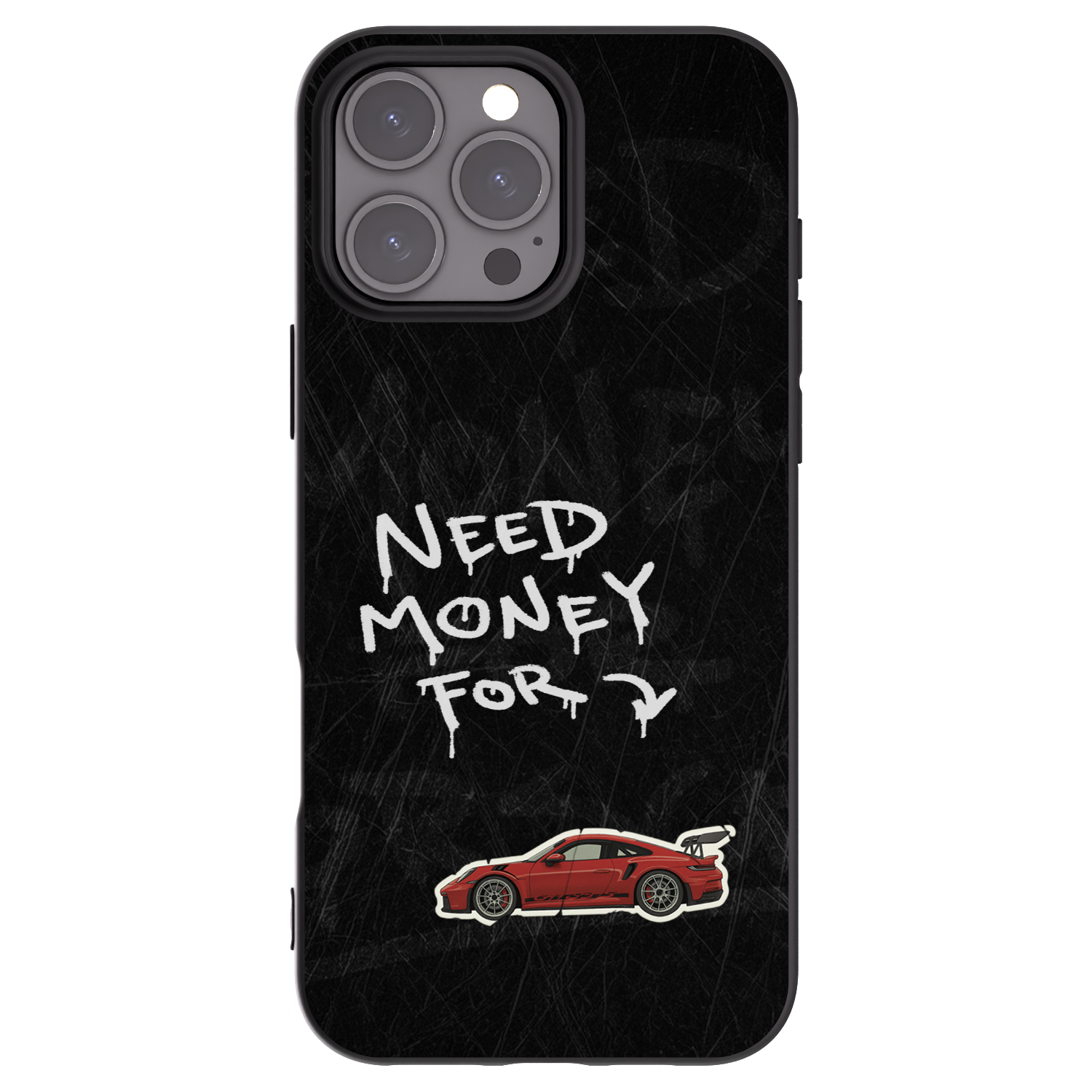 Picasee silikonowe czarne etui na Apple iPhone 16 Pro Max - Track Mode