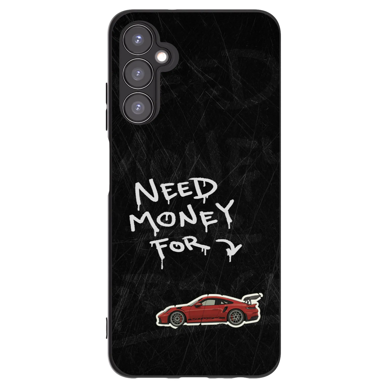 Picasee silikonowe czarne etui na Samsung Galaxy A05s A057G - Track Mode