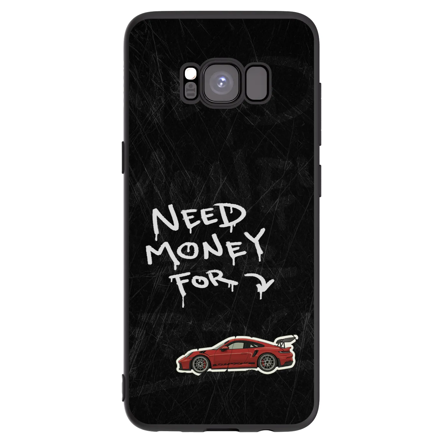 Picasee silikonowe czarne etui na Samsung Galaxy S8 G950F - Track Mode