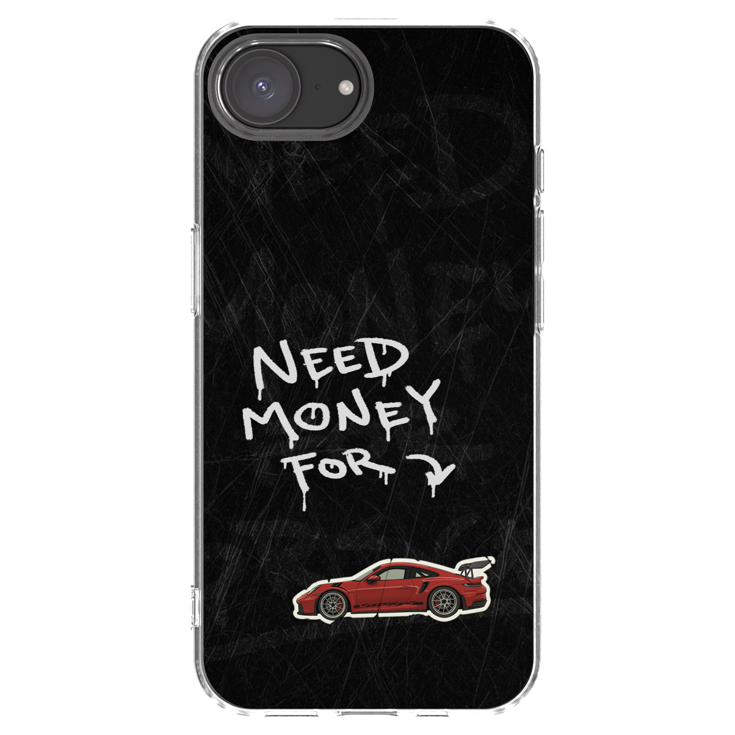 Picasee silikonowe przeźroczyste etui na Apple iPhone 16e - Track Mode