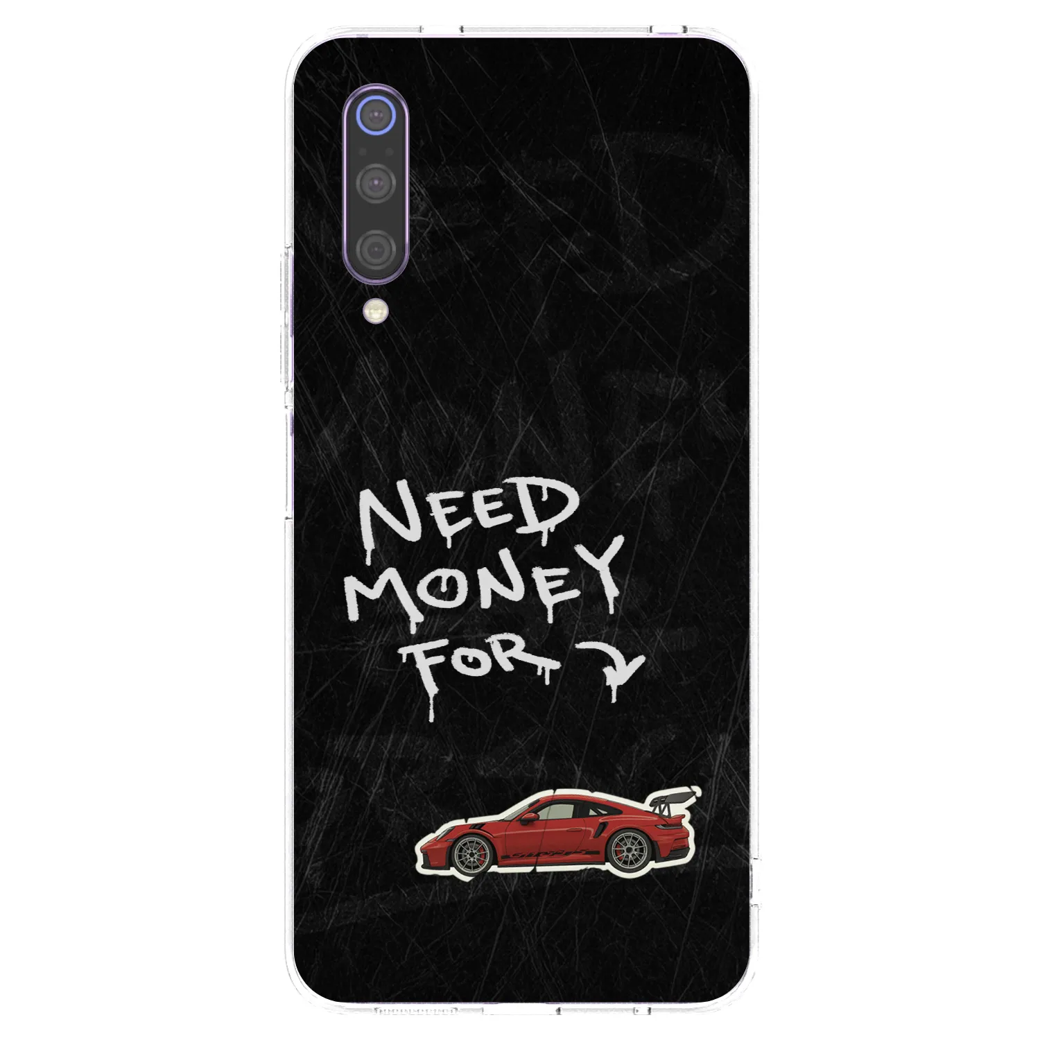 Picasee silikonowe przeźroczyste etui na Xiaomi Mi 9 - Track Mode