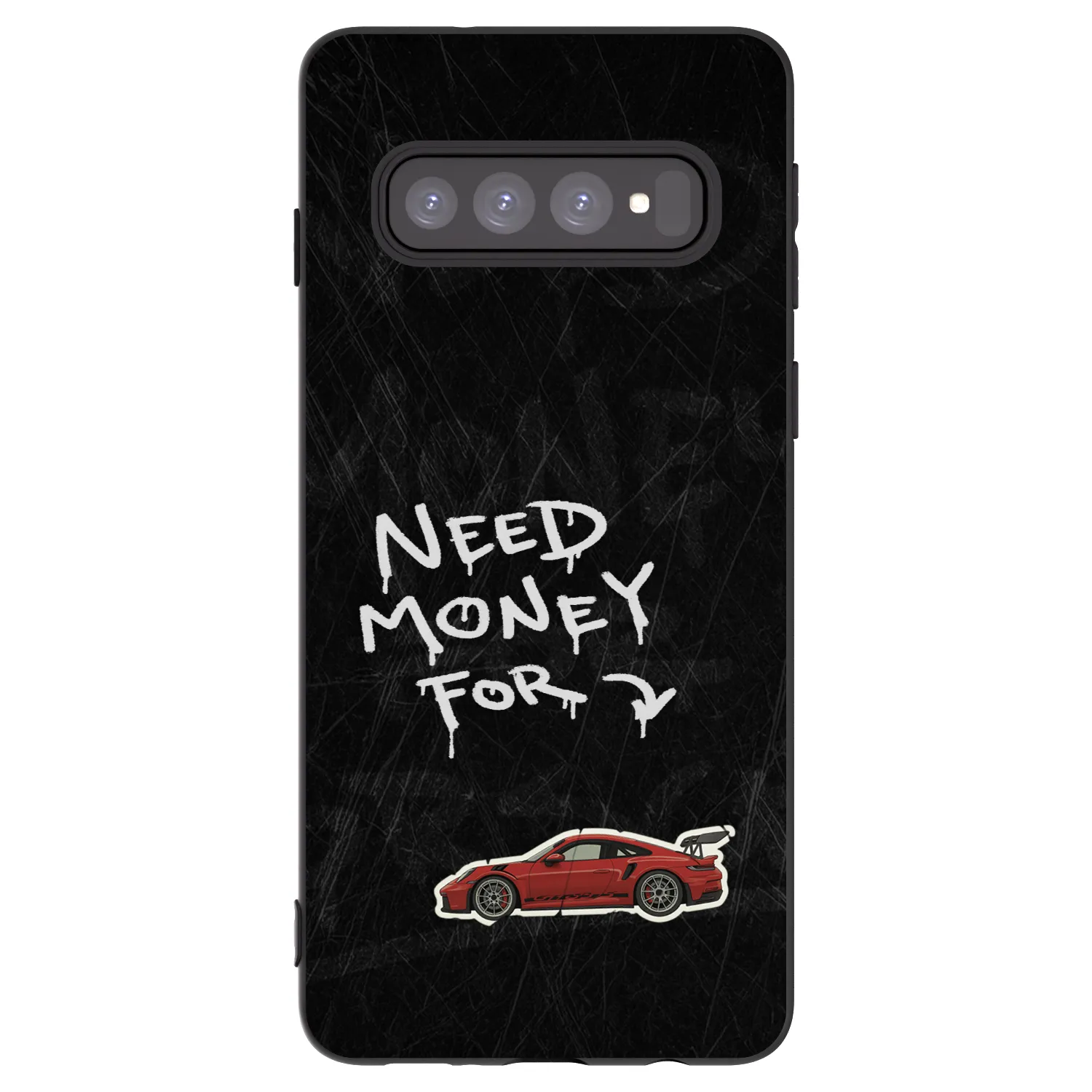 Picasee silikonowe czarne etui na Samsung Galaxy S10 G973 - Track Mode