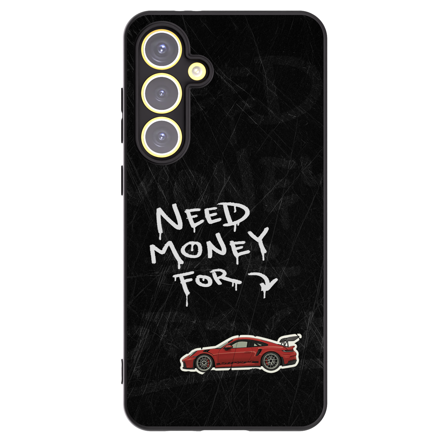 Picasee silikonowe czarne etui na Samsung Galaxy S24 FE S721B - Track Mode